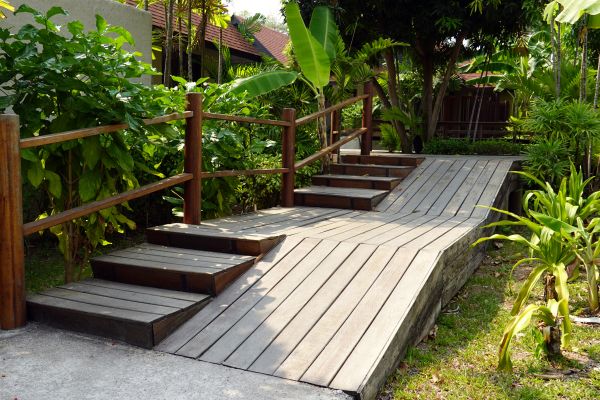 Wood Ramp Installation in Pickerington