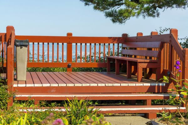Redwood Deck Construction in Pickerington