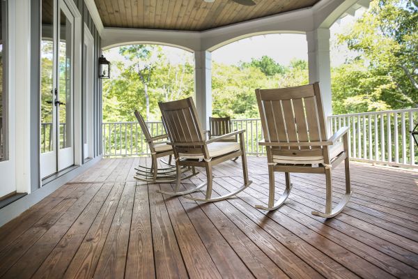 Wooden Porch Construction in Pickerington